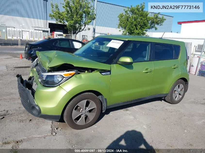 KNDJN2A29F7773146 2015 Kia Soul