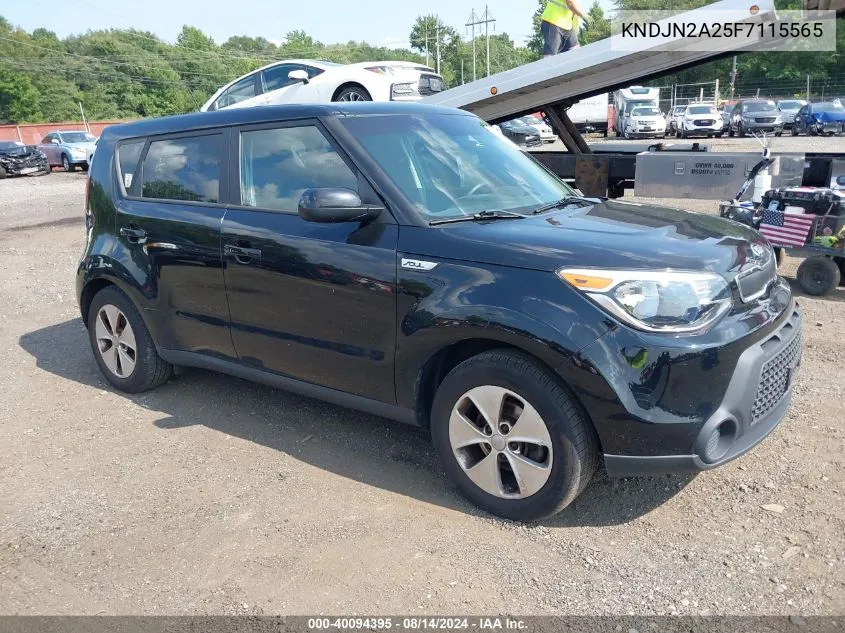 2015 Kia Soul VIN: KNDJN2A25F7115565 Lot: 40094395