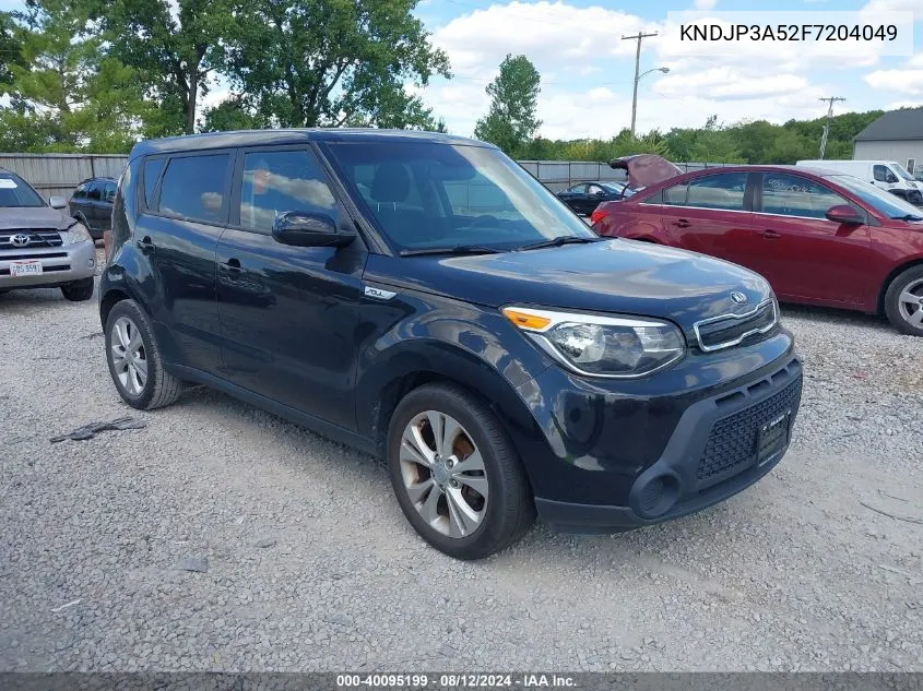 2015 Kia Soul + VIN: KNDJP3A52F7204049 Lot: 40095199