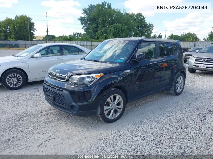 2015 Kia Soul + VIN: KNDJP3A52F7204049 Lot: 40095199