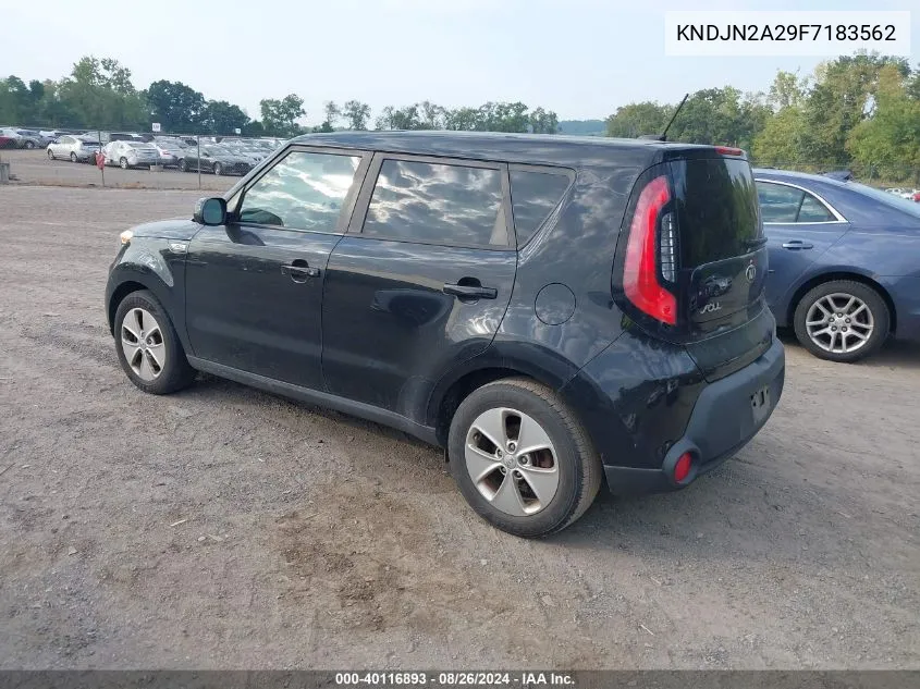 2015 Kia Soul VIN: KNDJN2A29F7183562 Lot: 40116893