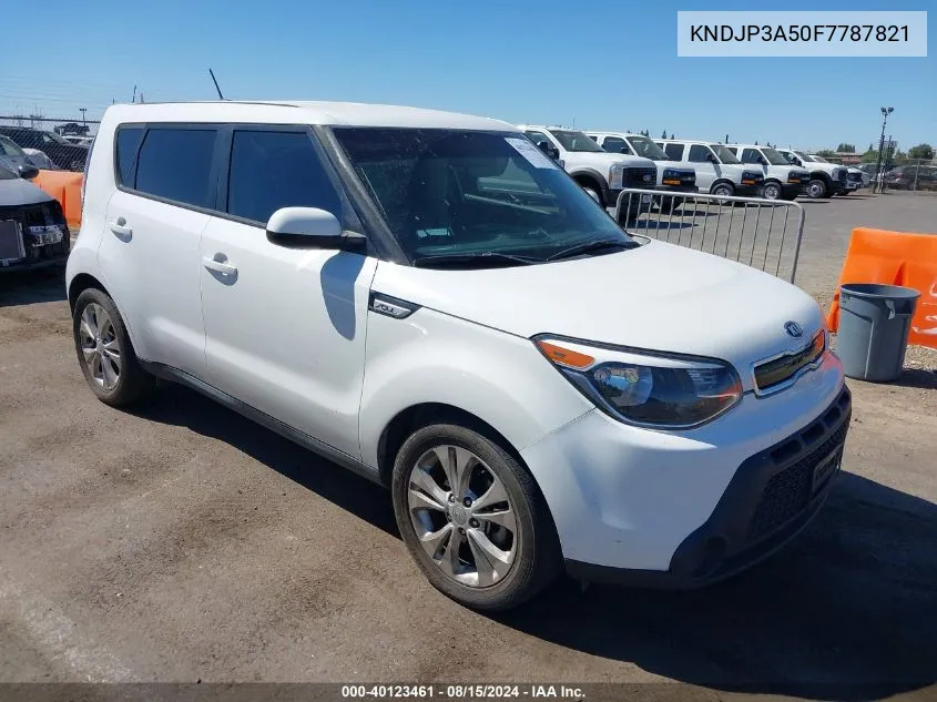 2015 Kia Soul + VIN: KNDJP3A50F7787821 Lot: 40123461