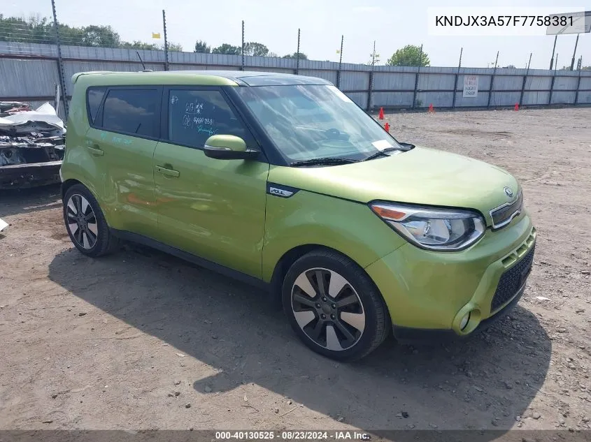 KNDJX3A57F7758381 2015 Kia Soul !