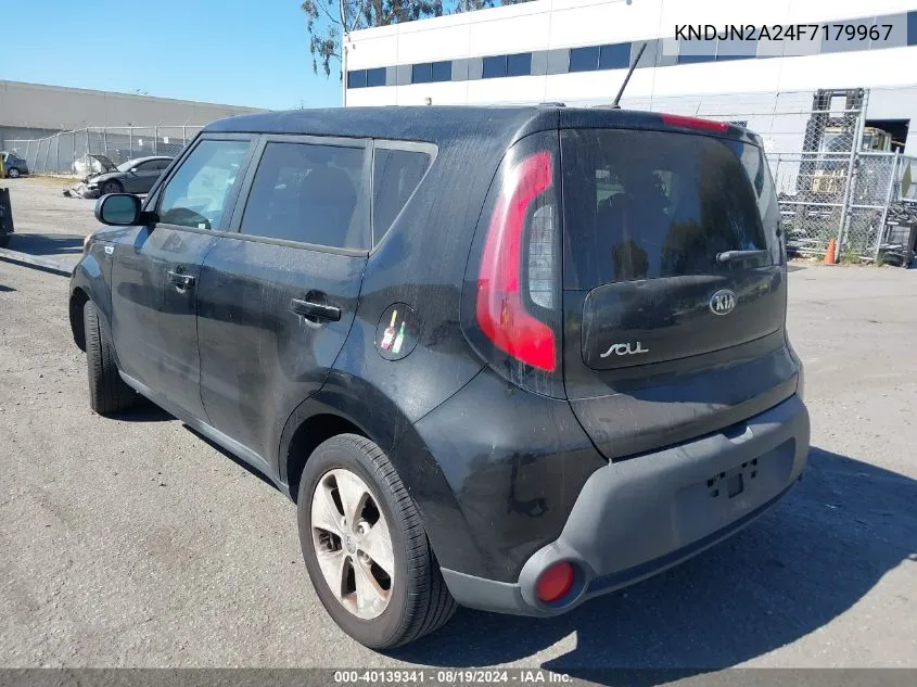 2015 Kia Soul VIN: KNDJN2A24F7179967 Lot: 40139341