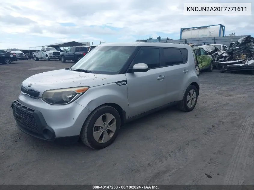 KNDJN2A20F7771611 2015 Kia Soul