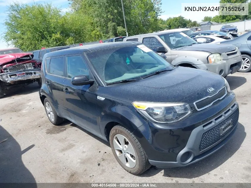 2015 Kia Soul VIN: KNDJN2A24F7155264 Lot: 40154506