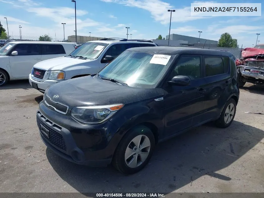 2015 Kia Soul VIN: KNDJN2A24F7155264 Lot: 40154506