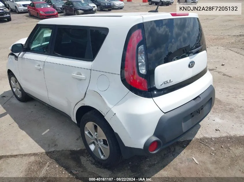 2015 Kia Soul VIN: KNDJN2A28F7205132 Lot: 40161187