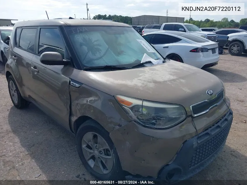 KNDJN2A20F7220112 2015 Kia Soul