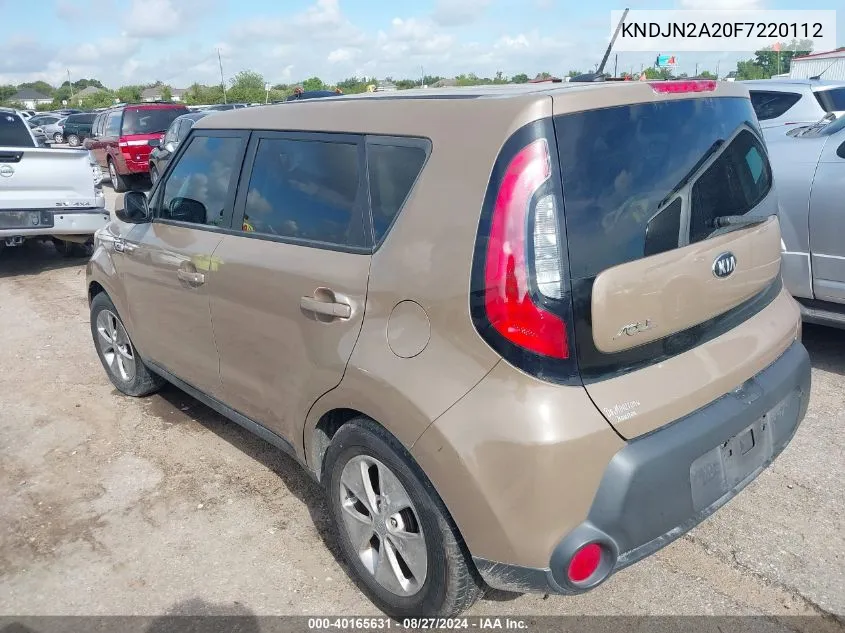 KNDJN2A20F7220112 2015 Kia Soul