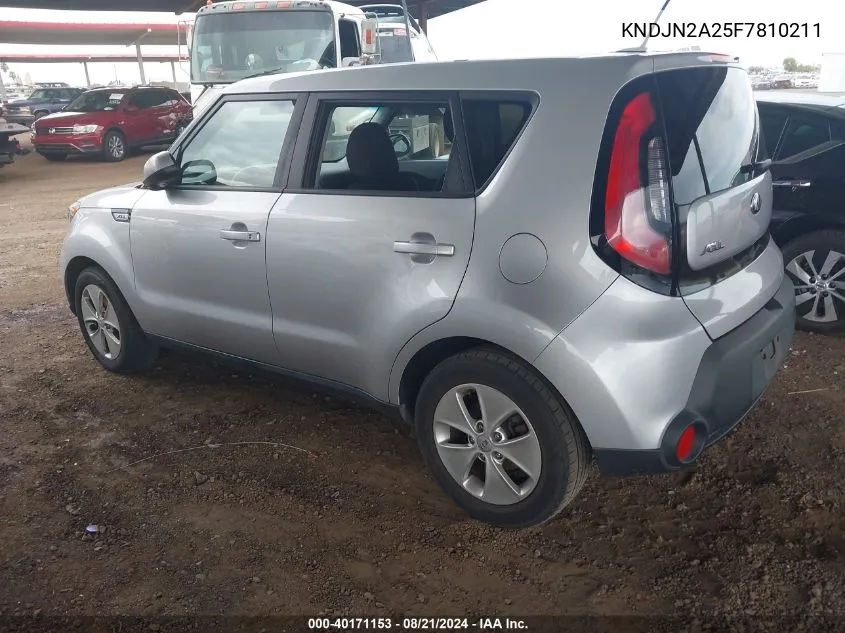 KNDJN2A25F7810211 2015 Kia Soul