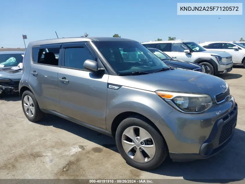 2015 Kia Soul VIN: KNDJN2A25F7120572 Lot: 40191910