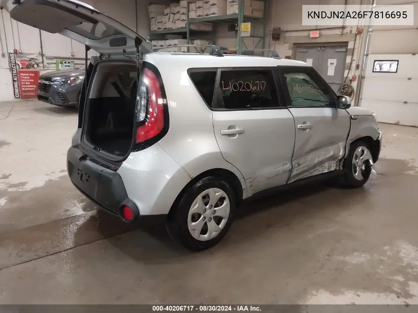 KNDJN2A26F7816695 2015 Kia Soul