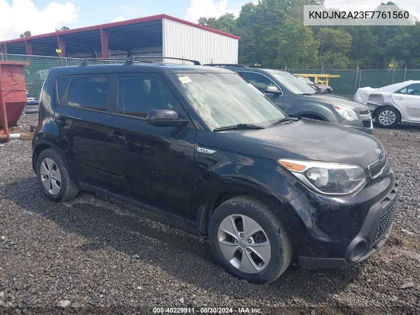 2015 Kia Soul VIN: KNDJN2A23F7761560 Lot: 40229911