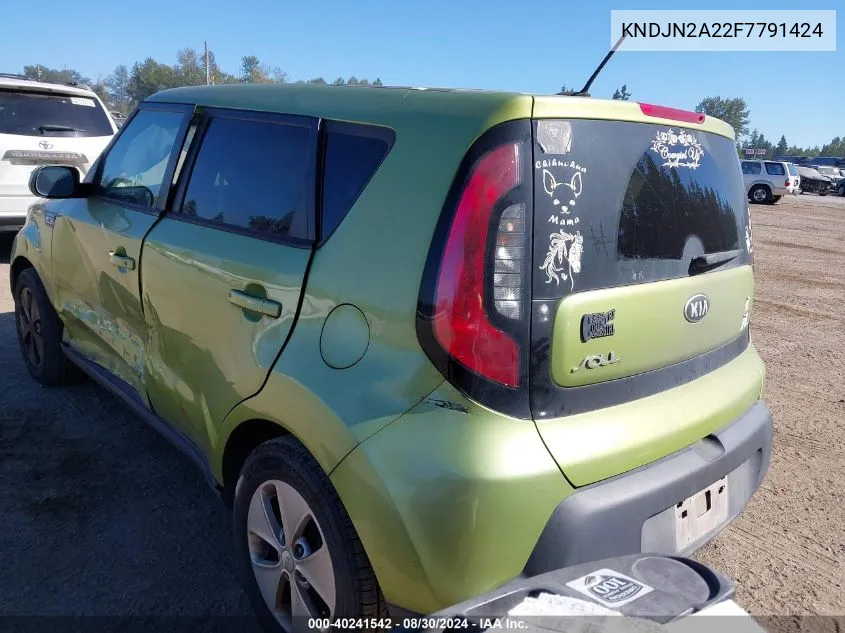 KNDJN2A22F7791424 2015 Kia Soul