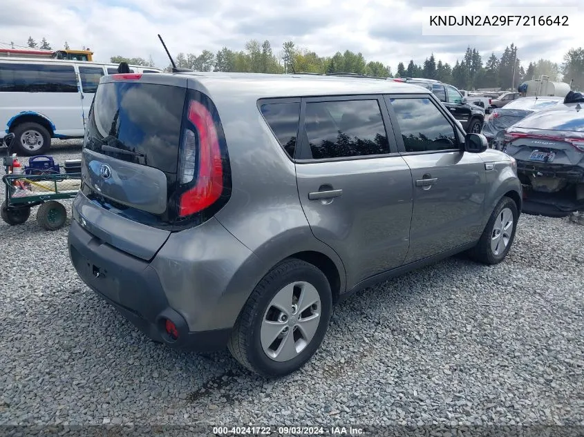 KNDJN2A29F7216642 2015 Kia Soul