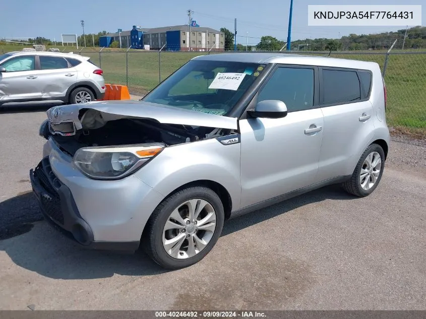 2015 Kia Soul + VIN: KNDJP3A54F7764431 Lot: 40246492