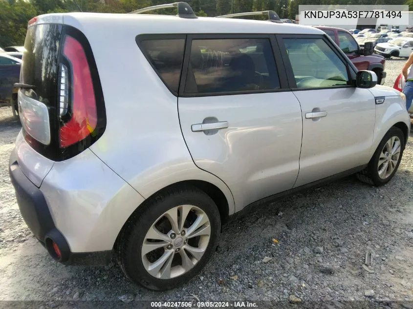 KNDJP3A53F7781494 2015 Kia Soul +