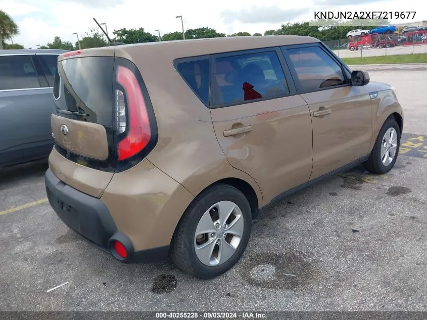 2015 Kia Soul VIN: KNDJN2A2XF7219677 Lot: 40255228