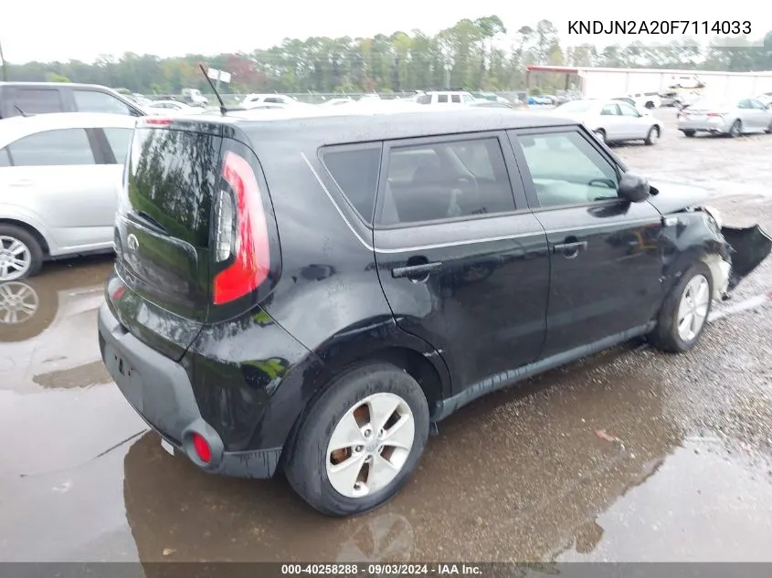 KNDJN2A20F7114033 2015 Kia Soul