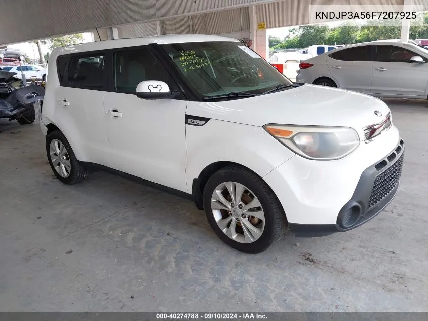 2015 Kia Soul + VIN: KNDJP3A56F7207925 Lot: 40274788