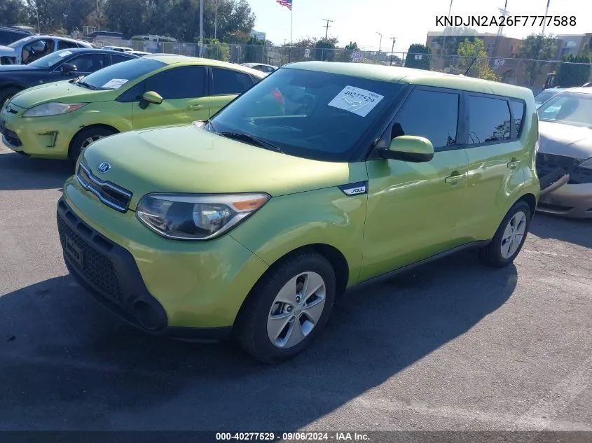 KNDJN2A26F7777588 2015 Kia Soul