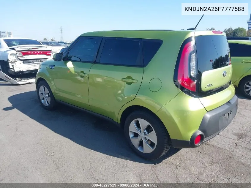 KNDJN2A26F7777588 2015 Kia Soul