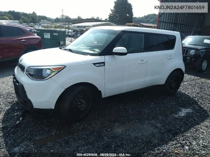 2015 Kia Soul VIN: KNDJN2A24F7801659 Lot: 40295646