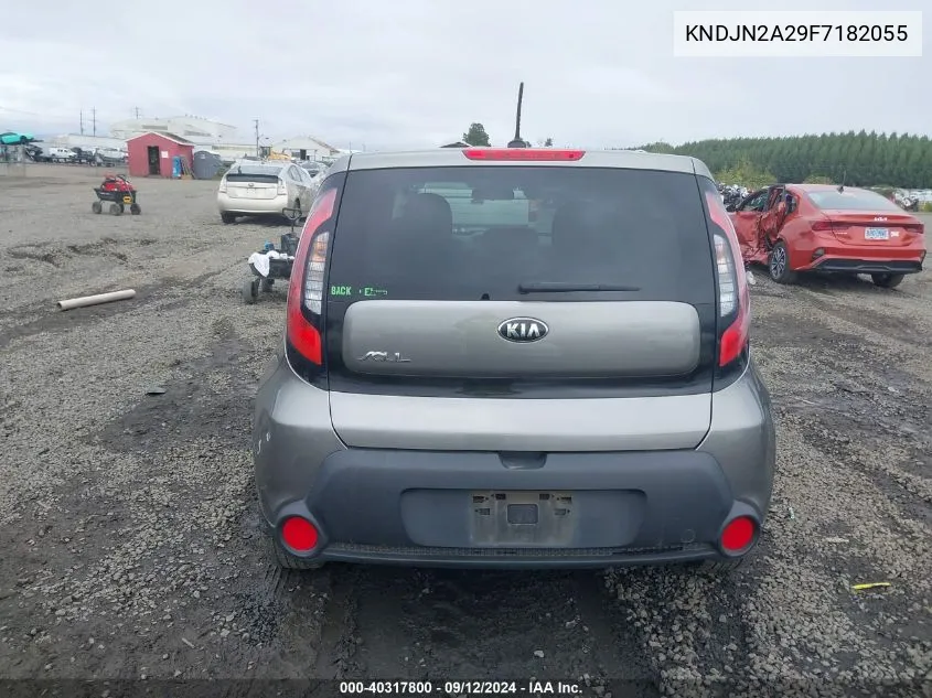 2015 Kia Soul VIN: KNDJN2A29F7182055 Lot: 40317800