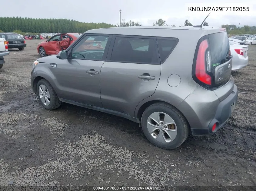 2015 Kia Soul VIN: KNDJN2A29F7182055 Lot: 40317800