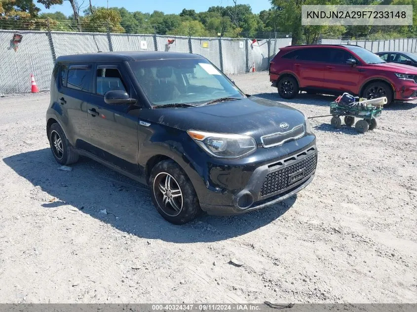 2015 Kia Soul VIN: KNDJN2A29F7233148 Lot: 40324347