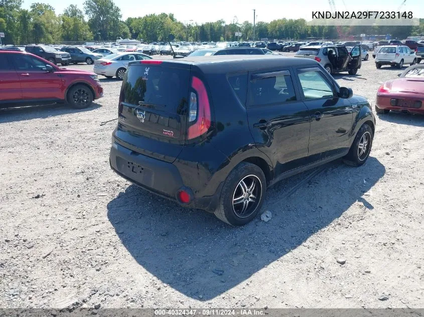 2015 Kia Soul VIN: KNDJN2A29F7233148 Lot: 40324347