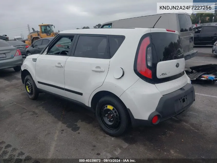 2015 Kia Soul VIN: KNDJN2A24F7227256 Lot: 40339873