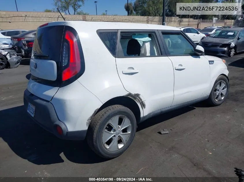 KNDJN2A26F7224536 2015 Kia Soul