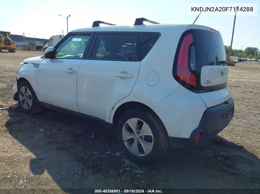 KNDJN2A20F7114288 2015 Kia Soul