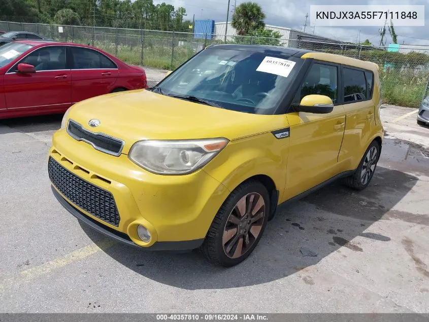 2015 Kia Soul ! VIN: KNDJX3A55F7111848 Lot: 40357810