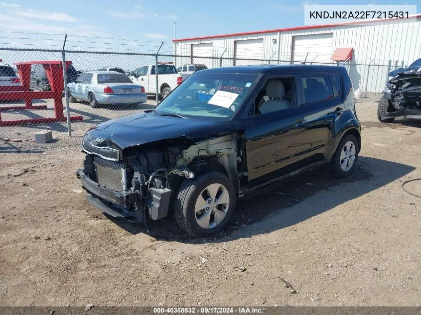 2015 Kia Soul VIN: KNDJN2A22F7215431 Lot: 40358932