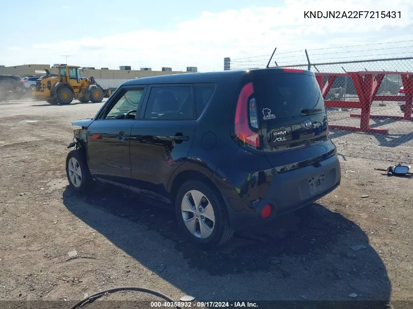 KNDJN2A22F7215431 2015 Kia Soul