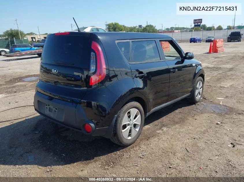 KNDJN2A22F7215431 2015 Kia Soul