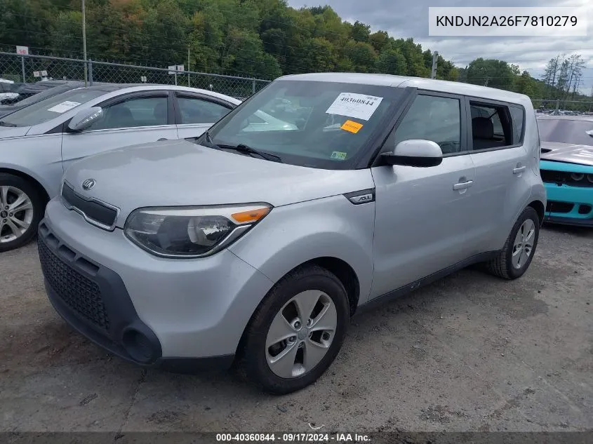 KNDJN2A26F7810279 2015 Kia Soul