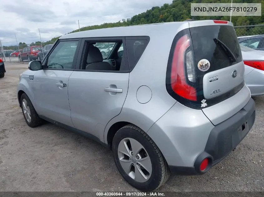 KNDJN2A26F7810279 2015 Kia Soul