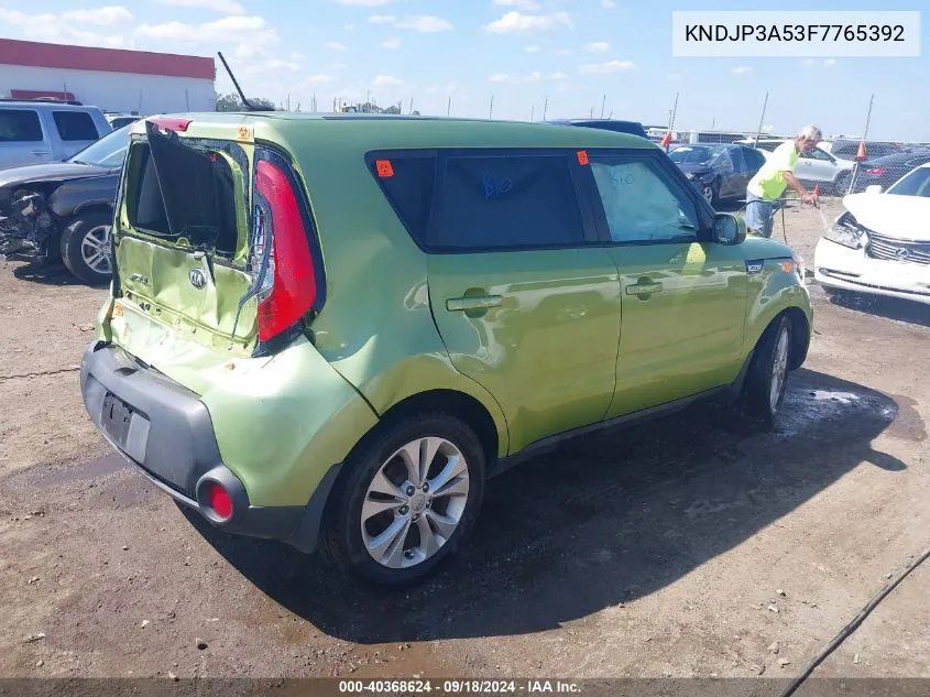 KNDJP3A53F7765392 2015 Kia Soul +