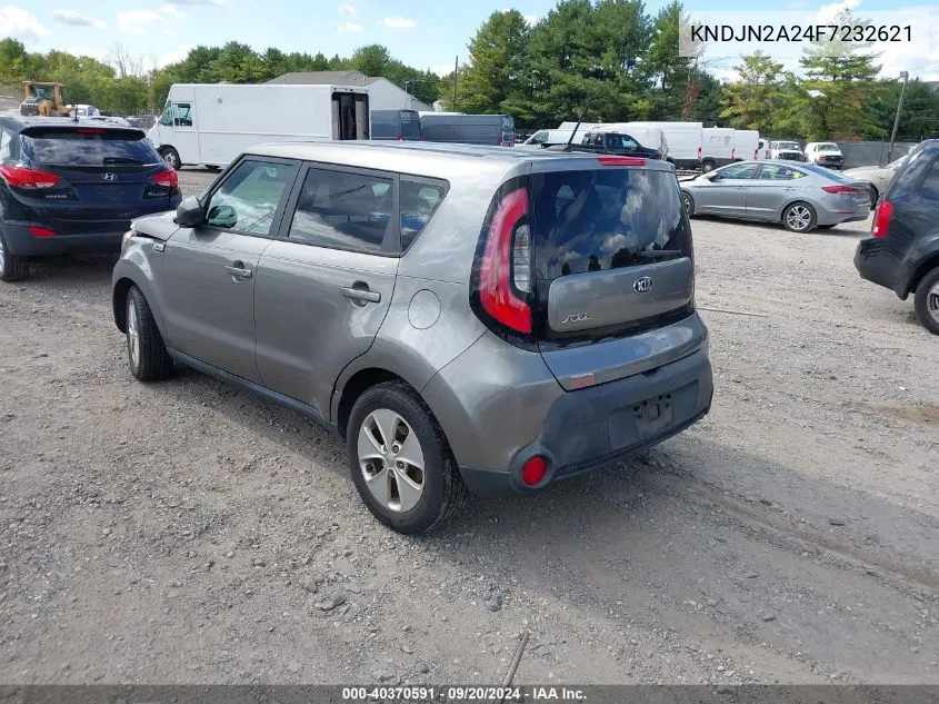 2015 Kia Soul VIN: KNDJN2A24F7232621 Lot: 40370591