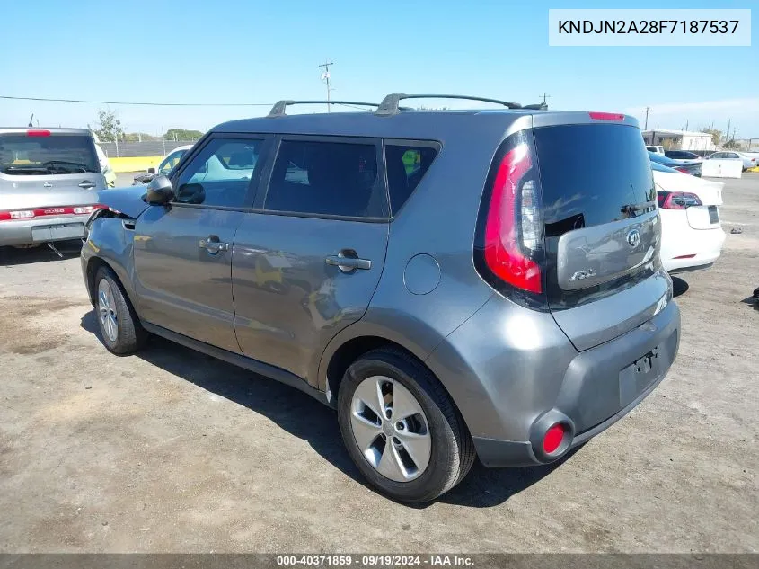 2015 Kia Soul VIN: KNDJN2A28F7187537 Lot: 40371859