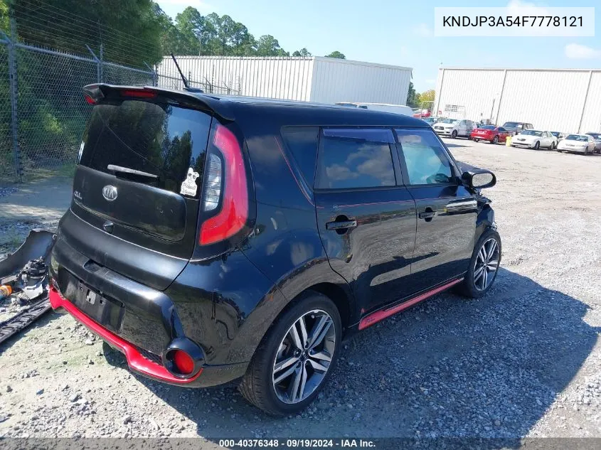 2015 Kia Soul + VIN: KNDJP3A54F7778121 Lot: 40376348