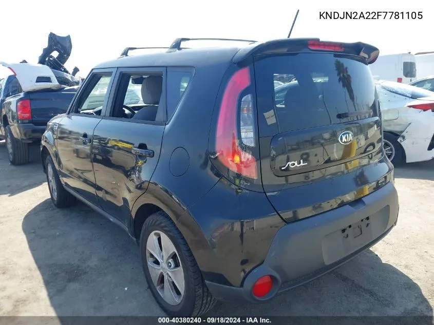 KNDJN2A22F7781105 2015 Kia Soul !