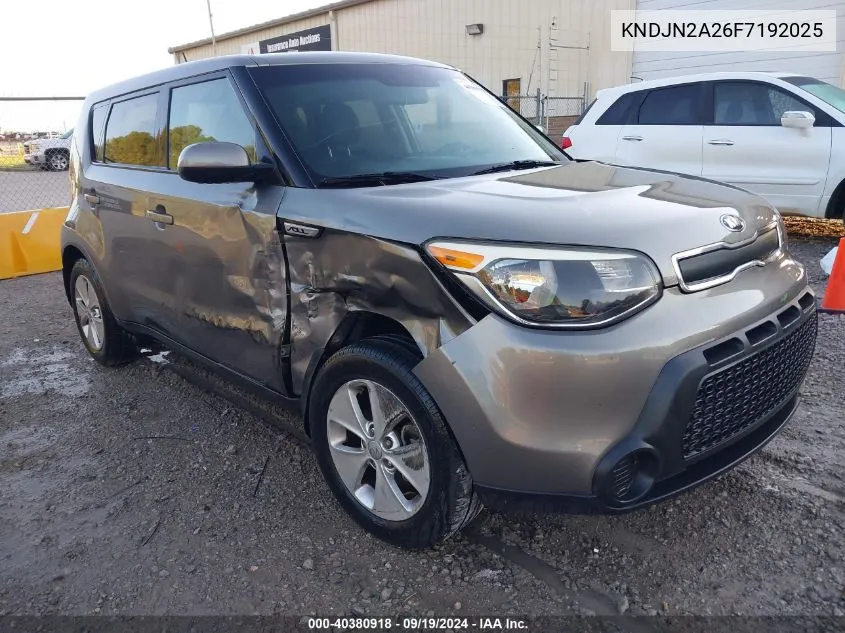 KNDJN2A26F7192025 2015 Kia Soul