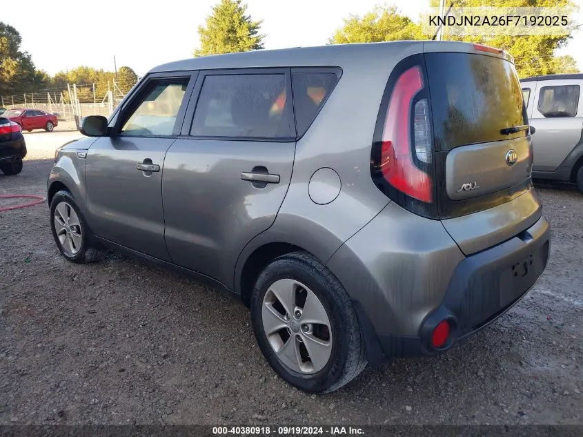 KNDJN2A26F7192025 2015 Kia Soul