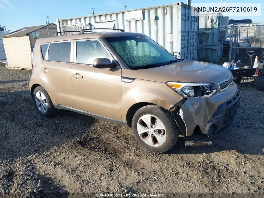 KNDJN2A26F7210619 2015 Kia Soul