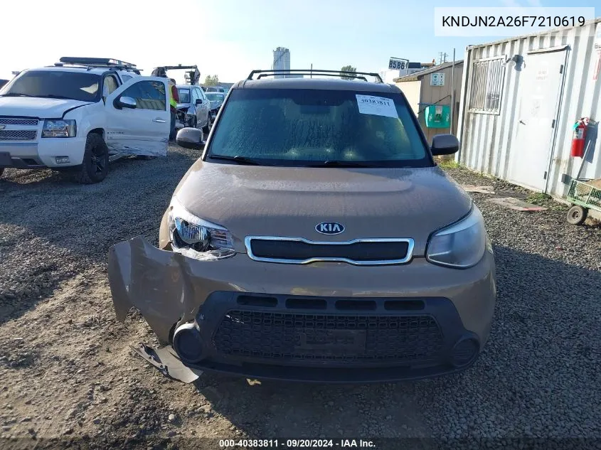 KNDJN2A26F7210619 2015 Kia Soul